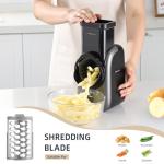 Electric Vegetable Slicer and Cheese Grater Machine
