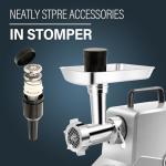 Heavy Duty Electric Meat Grinder with Sausage Stuffer