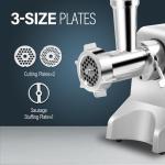 Heavy Duty Electric Meat Grinder with Sausage Stuffer