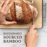 Double-Sided Stainless Steel and Bamboo Cutting Board