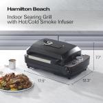 Hamilton Beach Indoor Grill with Smoke Infuser