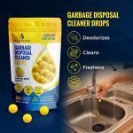 Lemon Zest Garbage Disposal Cleaner Drops - 50 Count
