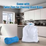 Miumoon Heavy Duty Trash Compactor Bags 60-Pack