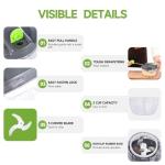 Ziweaye Portable Manual Food Processor and Chopper