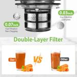 Extra Large Cold Press Juicer with Clean Design