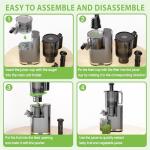Extra Large Cold Press Juicer with Clean Design