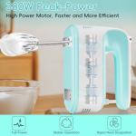 5-Speed Electric Hand Mixer with Storage Case