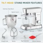 Peicual 6QT Tilt-Head Electric Stand Mixer