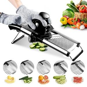 Adjustable Stainless Steel Mandoline Food Slicer