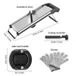 Adjustable Stainless Steel Mandoline Food Slicer