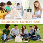Bluboon Insulated Corduroy Lunch Tote Bag