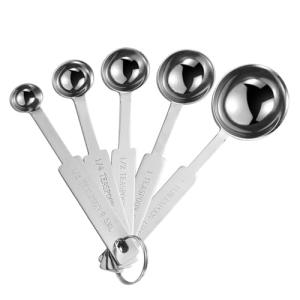 5-Piece Stainless Steel Measuring Spoons Set