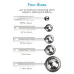 5-Piece Stainless Steel Measuring Spoons Set