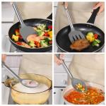 Silicone Spatulas and Cooking Spoons Set - 4 Pcs