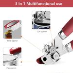 3-In-1 Manual Can Opener with Bottle Opener