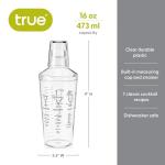 True Maraca Cocktail Shaker with Built-In Strainer