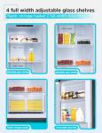 BLACK+DECKER 11 Cu. Ft. Upright Freezer & Fridge