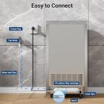 Under Counter Stainless Steel Ice Maker for Home