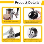 MRbrew Self-Closing Beer Tap Kit with Hose