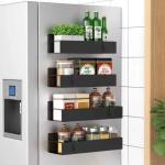 Magnetic Spice Rack Organizer - 4 Pack