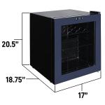West Bend 15-Bottle Beverage Cooler Refrigerator