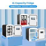 Simple Deluxe 4L Portable Mini Fridge Cooler