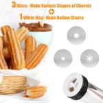Stainless Steel Churro Maker Kit with Nozzles