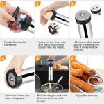 Stainless Steel Churro Maker Kit with Nozzles