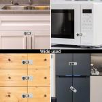 2-Pack Child Proof Refrigerator Locks for Safety