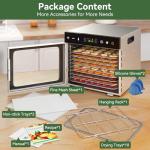 VALONDINO 10-Tray Food Dehydrator with Timer