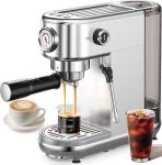 Automatic Espresso Machine with Milk Frother, Silver
