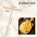 Cobee Wooden Crepe Spreader and Spatula Set