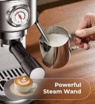 Automatic Espresso Machine with Milk Frother, Silver