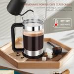 RAINBEAN Mini French Press Coffee Maker 12 Oz