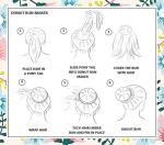 Styla Hair Small Donut Bun Maker for Kids