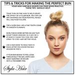 Styla Hair Small Donut Bun Maker for Kids