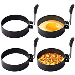 Yevior Round Egg Cooker Rings - 4 Pack