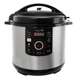 MegaChef 12 Quart Digital Pressure Cooker, Silver