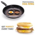 Yevior Round Egg Cooker Rings - 4 Pack