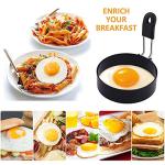 Yevior Round Egg Cooker Rings - 4 Pack