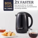 Elite Gourmet 1.8L Double Wall Electric Kettle