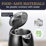 Elite Gourmet 1.8L Double Wall Electric Kettle