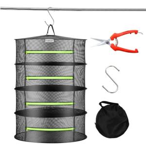 Herb Drying Rack with Zipper - Breathable Mesh