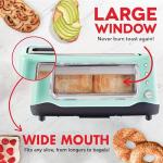 DASH Clear View Toaster with 7 Browning Levels