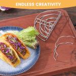 Stainless Steel Taco Shell Stand and Holder