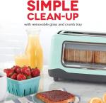 DASH Clear View Toaster with 7 Browning Levels