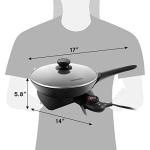 Elite Gourmet 2Qt Non-Stick Electric Fry Pan