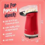 Nostalgia Air Popcorn Maker – 16 Cups, Oil-Free