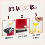 Nostalgia Air Popcorn Maker – 16 Cups, Oil-Free
