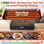 Smokeless Electric Korean BBQ Grill - 1200W